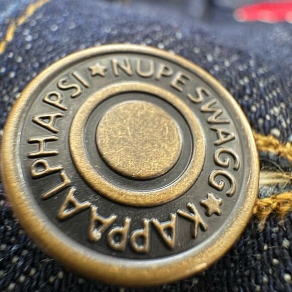 EUC Y2K Vintage Men’s Kappa Nupe Swagg Oversized Streetwear Denim Jacket 4XL‎ - Picture 6 of 7